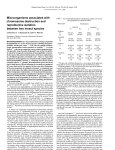 Microorganisms associated with chromosome destruction and