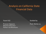 Data Mart and Data Mining on CA State Financial Data