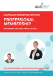 PROFESSIONAL MEMBERSHIP - Australian Marketing Institute
