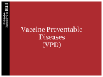 Vaccine Preventable disease (Topic 3)
