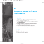 Chapter 21 Aspect-oriented software engineering