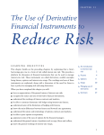 The Use of Derivative Financial Instruments to