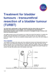 Transurethral resection of a bladder tumour