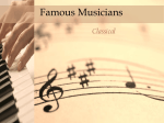 Famous Musicians – Classical - Adventures of a Music Teacher
