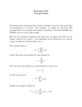 Economics 250 Grouped Data Sometimes data are grouped into