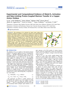 Experimental and Computational Evidence of Metal‑O2 Activation