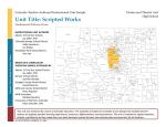 Sample Instructional Unit - Colorado Department of Education