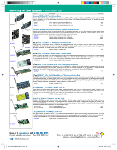 Networking and Other Equipment > Network Interface Cards - L-com