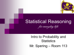 Statistical Reasoning