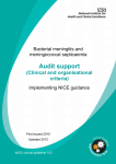 Audit support - clinical and organisational criteria
