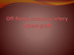 Off-pump coronary artery bypass graft