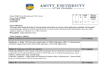 L T P/S SW/FW TOTAL CREDIT UNITS 2 0 0 4 4 Course Title