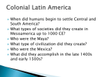 Colonial Latin America