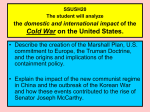 COLD WAR  2 - united states history