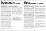 Wide or total mesorectal excision Francis: Seow-Choen