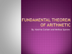 Finite Theorem of Arithmetic