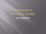 3.3 Community Interactions