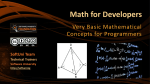 Math for Developers