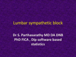 Lumbar sympathetic block mgmc 1