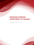 Bringing Foreign Investment to Canada