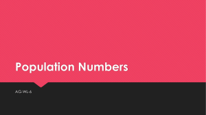 Population Numbers - Effingham County Schools