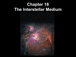 Chapter 18 The Interstellar Medium