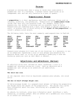 Phrases Prepositional Phrase Adjectivals and Adverbials (Review)