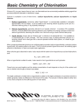 Basic Chemistry of Chlorination