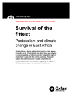 Survival of the fittest: Pastoralism and climate change in East Africa