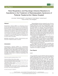Rare Respiratory and Neurologic Adverse Reactions to Azacitidine