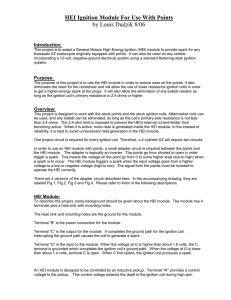 HEI Ignition Module For Use With Points