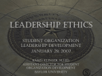 leadership ethics - Baylor University