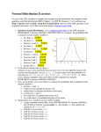 Normal Distribution Exercises - VT Scholar