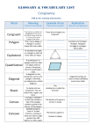 Congruency GLOSSARY..