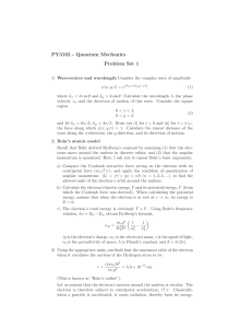 Problem set #1 - U.C.C. Physics Department