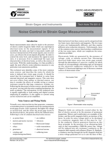Noise Control in Measurements