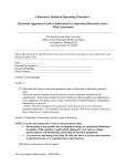 Safety Risk Assessment for Lab Electrical Equipment FORM BLANK