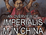 an overview of imperialism in china