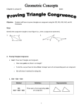 L5 - Proving Triangle Congruence
