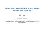 Mutual Fund Intermediation, Equity Issues, and the Real Economy