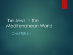 The Jews in the Mediterranean World