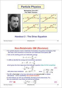 Particle Physics