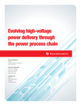 Enabling high-voltage power delivery through