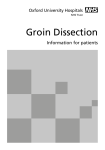 Groin Dissection - Oxford University Hospitals