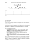 Calculating Electric Fields of Charge Distribution