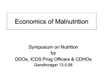 Economics of Malnutrition - State Health Society, Gujarat