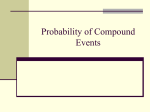 Probability of Compound Events