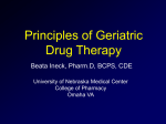 Principles of Geriatric Drug Therapy
