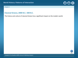 World History: Patterns of Interaction