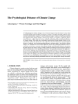 The Psychological Distance of Climate Change